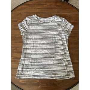 APT9 Essential Striped Tee T Shirt Top Crew Neck Short Sleeve Casual capsule M